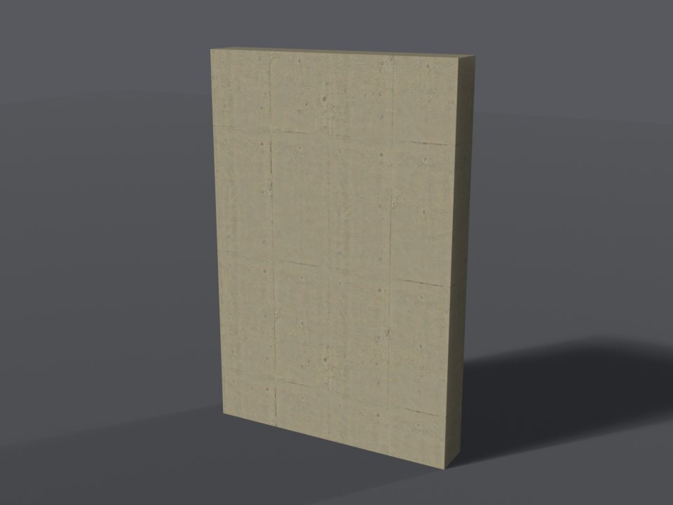 Reinforced concrete wall