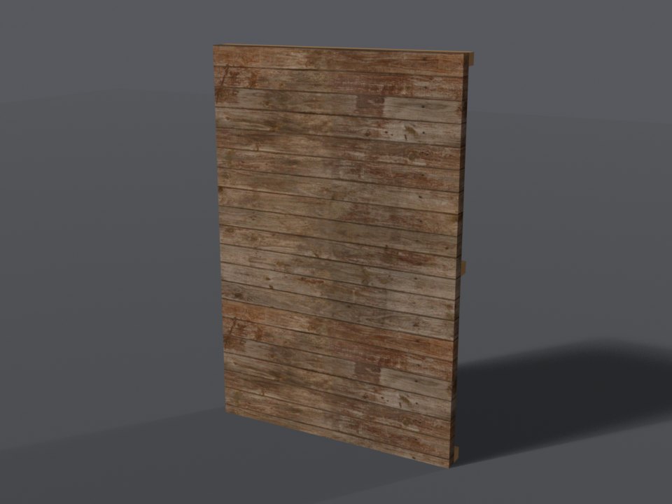 Timber plank wall