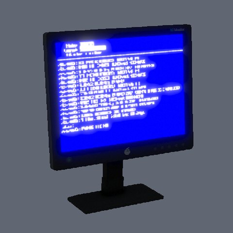 Control room monitor (terminal)