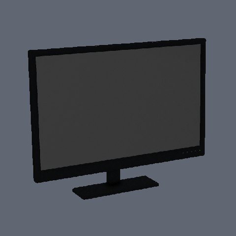 Widescreen monitor (grey)